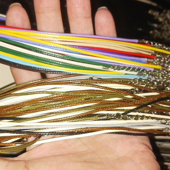 Acrylic Pendant on 18 Inch Cord Necklace - Picture 7 of 10